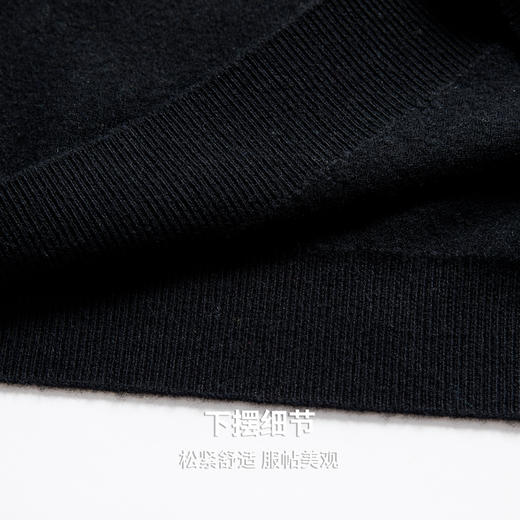 【100%绵羊毛】圣得西男士亲肤薄羊毛衫2025秋休闲百搭圆领毛衣 商品图9