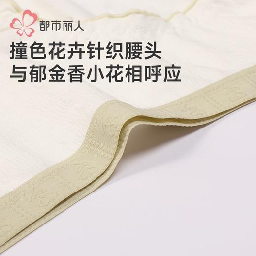 都市丽人女士内裤RC提花内裤女士三角内裤女内裤纯棉内裤LKH3C2 商品图4