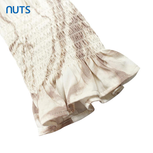 NUTS商场同款春秋季设计感高级气质宽松长袖连衣裙女313103127B 商品图3