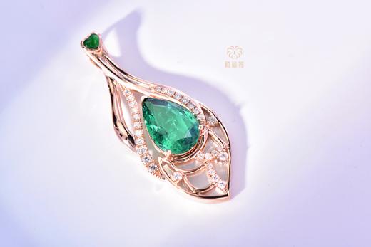 【凤翎】祖母绿挂坠   CB12306053 商品图4