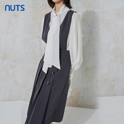 NUTS商场同款夏款时尚气质显瘦背心连衣裙女231104051B 商品图2