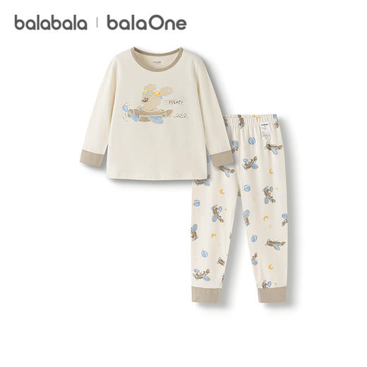 巴拉巴拉balaOne儿童内衣套装男童女童2件套新款童装2025秋冬舒适 商品图4