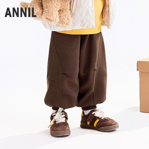【实体店同款】男童全腰针织长裤秋季新款安奈儿童装XB536128 商品图2