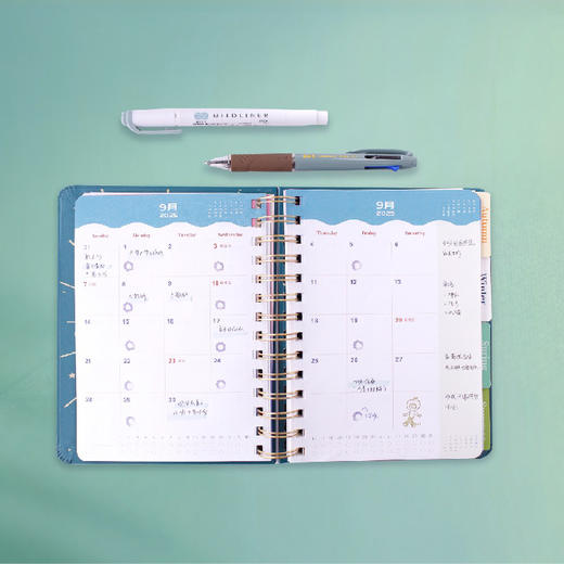 2025-2026学年口袋笔记本 四季拾趣·十周年纪念款（25年9月-26年8月日历）  商品图4