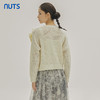 NUTS商场同款春秋季设计感气质镂空百搭短款毛织套头衫女333052195 商品缩略图4