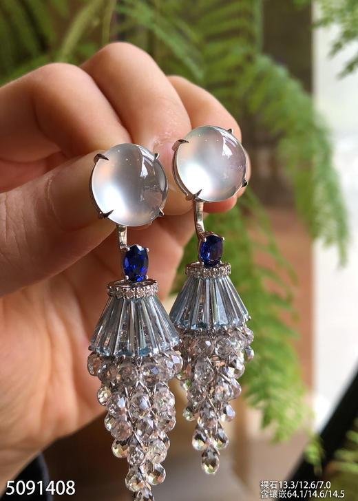 5091408，蛋面耳坠。具体价格微信咨询 商品图1