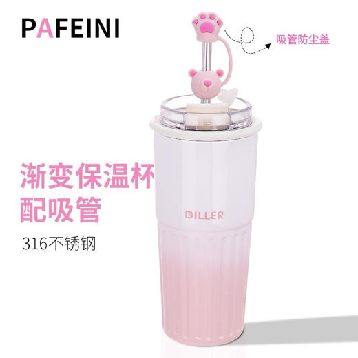 迪乐贝尔MLH9205樱花熊猫保温杯500ml 商品图1