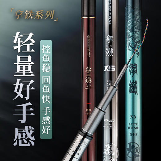伽玛精工发现者拿铁鱼竿手竿超轻超硬鲫鱼鲤鱼台钓竿 商品图0