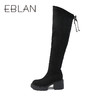 伊伴冬季长筒弹力靴女鞋B25500101 商品缩略图1