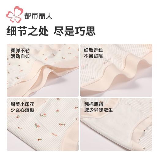 都市丽人内裤女士内裤人棉内裤女士三角内裤女内裤孕妇内裤LKH7M2 商品图6