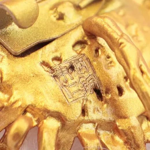 朱炳仁·铜 燃烧的向日葵胸针 商品图4