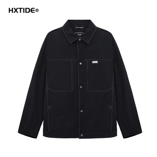 【新品上新】HX 秋季翻领茄克衫外套S105533249101 商品图6