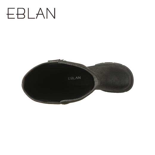 伊伴冬季显瘦弹力高跟长靴女时尚休闲鞋B25561027 商品图2