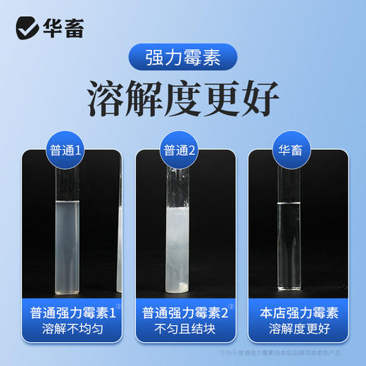 【社群专享】20%盐酸多西环素可溶性粉 溶解度更高 强力霉素吸收效果更好 鸭鹅鸡猪呼吸道 华畜兽用 商品图2