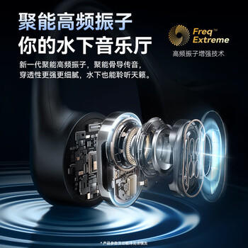 SANAG塞那B60S Pro骨传导游泳耳机 IP68级防水防汗蓝牙运动跑步专用挂耳开放式32G内存 /数码 /影音娱乐 /蓝牙/无线耳机 商品图5