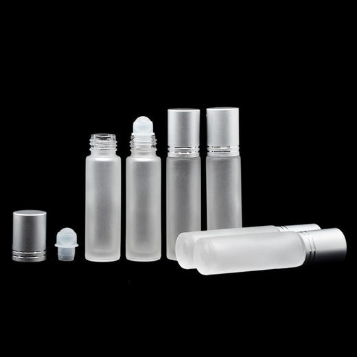 滚珠瓶10ml  磨砂玻璃走珠瓶 已清洗消毒 商品图0