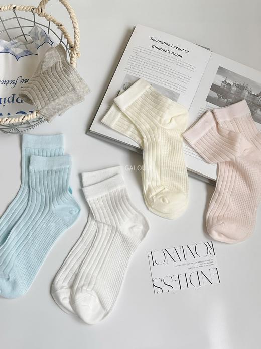 10双装💰❗️❗️🎁【Galouu日系薄款镂空网眼袜】💥可爱爆了❤️网眼小短袜夏天！心动啊啊啊啊！真的巨巨巨透气的！！温柔的芭蕾风🧦太少女了 商品图9