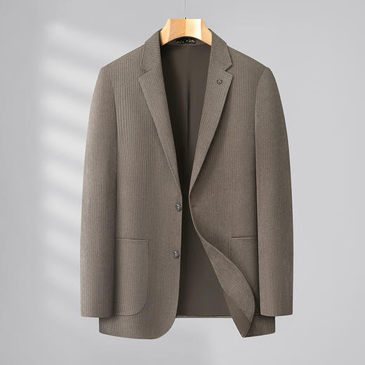 【DDS】大依优型大码男装商务西服秋冬加大码男款休闲时尚英伦风单西男上衣宽松 商品图7