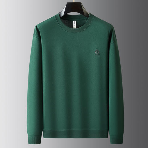 【DX】大依优型大码男装上衣圆领长袖卫衣肥佬时尚套头卫衣打底衫秋季新款男士加大码棉质 商品图7