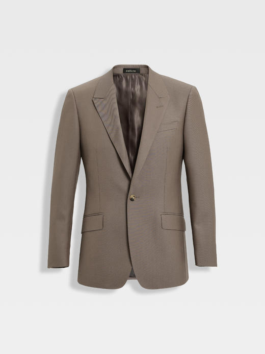 callisto雪茄棕绵羊毛西服 商品图0