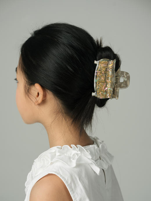 古古楽博物馆系列发饰 | 醋酸材质、天然环保、古典与时尚交织的日常发饰 商品图5