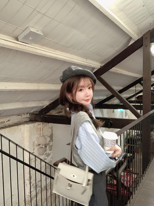 金蘑菇菇 布达佩斯 迷人衬衫组/ 秋冬通勤线 假两件衬衫 商品图6