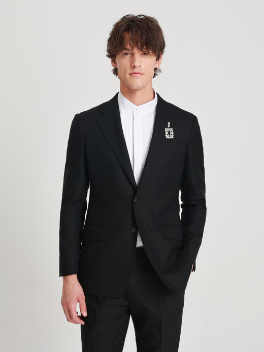 callisto璀璨黑绵羊毛西服 商品图2