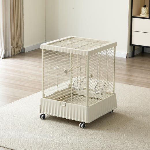 鹦鹉玻璃鸟笼 环保PP材质 两色可选 商品图4