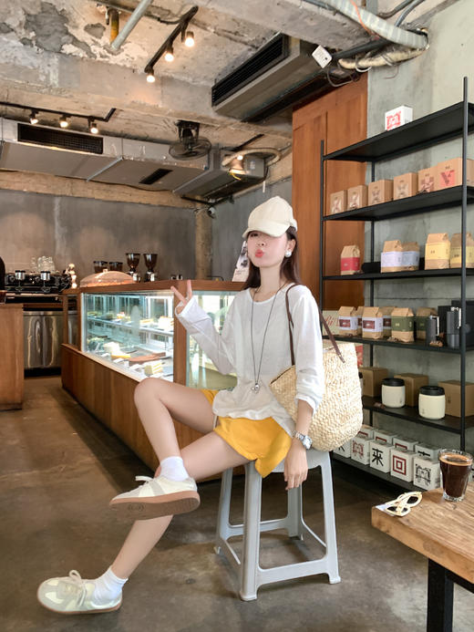 【110元任选2件】最后一波现货！夏日多巴胺2色抽绳休闲短裤 商品图11