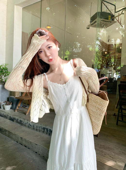 【110元任选2件】最后一波现货！3色镂空防晒针织开衫 商品图11