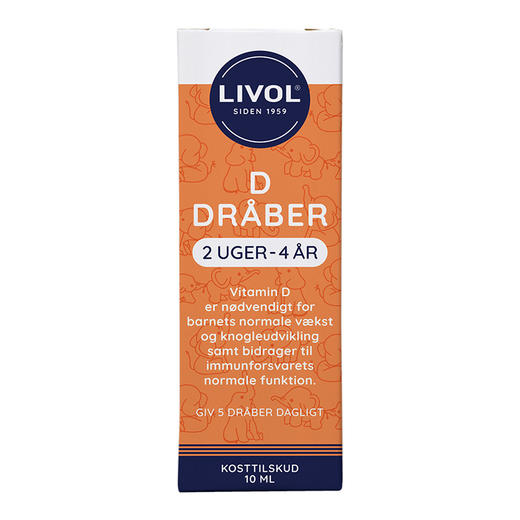 [保税区]Livol儿童维生素D滴剂 10毫升.　Livol Nomo D-draber 10ml. 商品图1