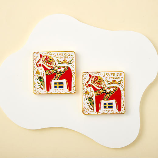 北欧瑞典达拉木马冰箱贴磁性装饰家居必备 商品图3