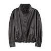 NEELLY纳俪商场同款秋季新款短款帅气黑色皮衣女高级感复古短外套N25084C04411 商品缩略图3
