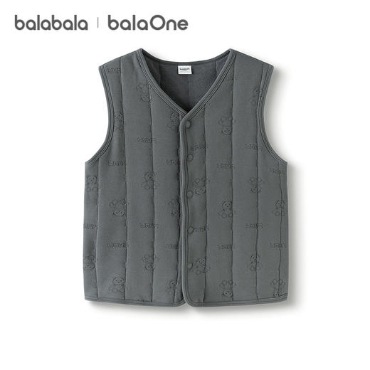 巴拉巴拉balaOne儿童保暖马甲2025冬新款男女童棉袄校服神器内穿 商品图4