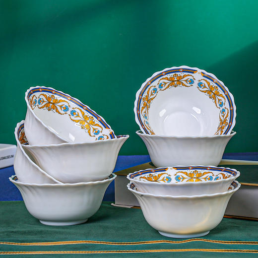 康宁冰萃玲珑 彭巴杜夫人系列 餐具8件套CB-BPBD8/KZ/LS 商品图0