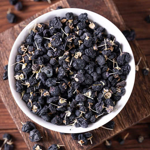 礼盒装！【头茬鲜果，自然晒干，颗颗饱满！】黑枸杞礼盒 青海特产黑枸杞 过节送礼佳品礼盒装 黑枸杞 色泽乌黑 质地饱满 果阳光晾晒 自然口感 味道新鲜-QB 商品图1