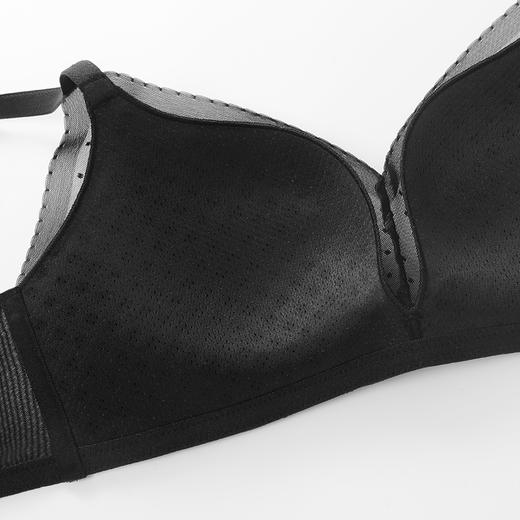 2F【Fandecie芬狄诗】新品网纱风巢舒挺杯无钢圈透气舒适女士文胸FB00636 商品图3