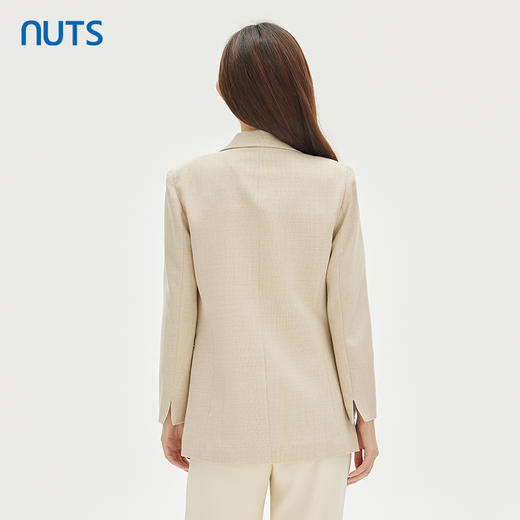 NUTS商场同款春秋季时尚通勤简约气质宽松显瘦西装外套女332041146 商品图4
