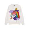 NPC潮牌CC系列彩虹蘑菇绣花可机洗毛衣男趣味休闲宽松CC48SW07 商品缩略图2