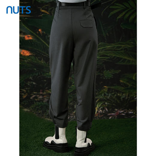 NUTS春秋季新款高腰宽松显瘦职业通勤西装休闲裤女412071287 商品图4