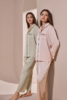 【7.5折限时特惠】【秀黛】女翻领纯色丝质长袖套装女士春秋长袖家居服睡衣S1551018T【门店同款】 商品缩略图5