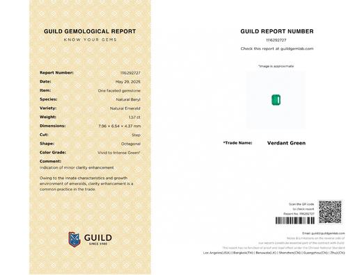 1.57ct刻面祖母绿裸石 商品图6