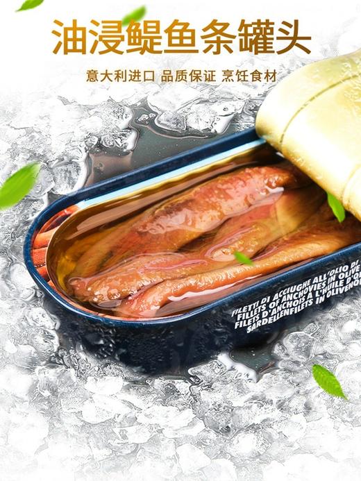 【中欧班列精选2盒】意大利原装进口海中厨鳀鱼条罐头油浸味 48g/盒SHRW 商品图7