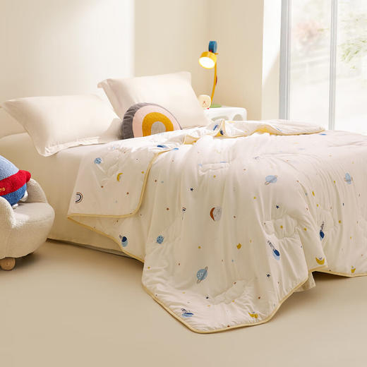 罗莱儿童XS 萌趣 W-A类大豆柔丝四季被 睡眠星球 商品图2