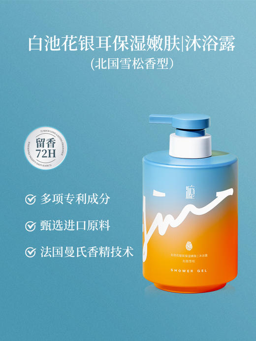 新品冲量‼️【“瘾”白池花银耳保湿沐浴露】一瓶=香水+沐浴露+身体乳  ❌官旗79/1瓶   ✅开团79/2瓶  🔺贵妇级白池花籽油和“天然玻尿酸”银耳多糖，双重奢润修护 商品图1