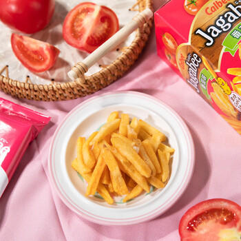 卡乐比（Calbee）薯条 番茄味75g*4 佳可比薯条三兄弟 休闲解馋零食小吃 送礼团购 /休闲食品 /膨化食品 /薯条 商品图0