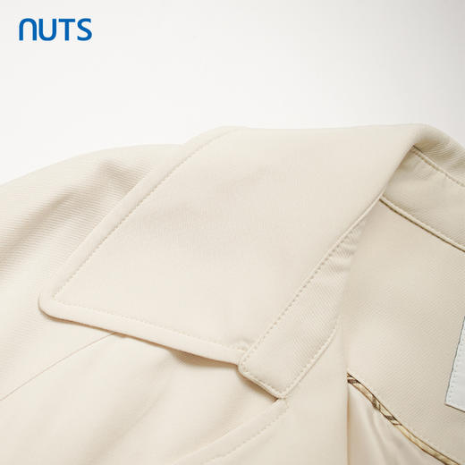 NUTS商场同款春秋款韩版简约休闲气质宽松显瘦风衣外套女334041338 商品图4
