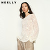 NEELLY纳俪商场同款秋季新款设计感随性休闲镂空长袖针织衫女毛衣N25084A04598 商品缩略图0