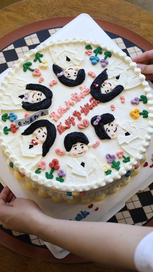 8.19医师节蛋糕-手绘定制多人医师 商品图4