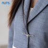 NUTS商场同款秋季灰色时尚通勤气质翻领短款西装外套女4330403A1 商品缩略图4